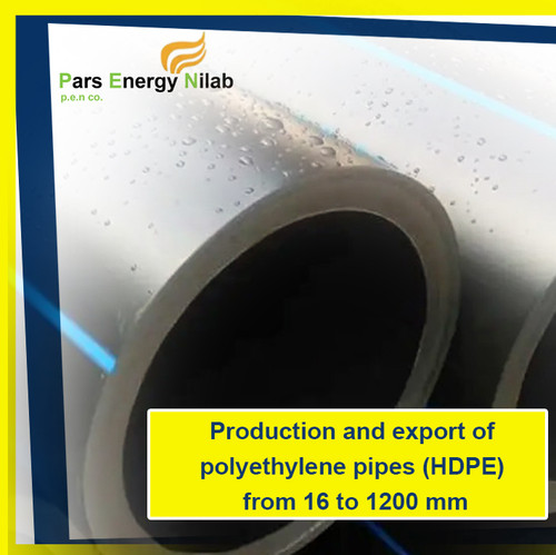 لوله پلی اتیلن سایز 200 میلیمتر، فشار 10 بار، آبیاری